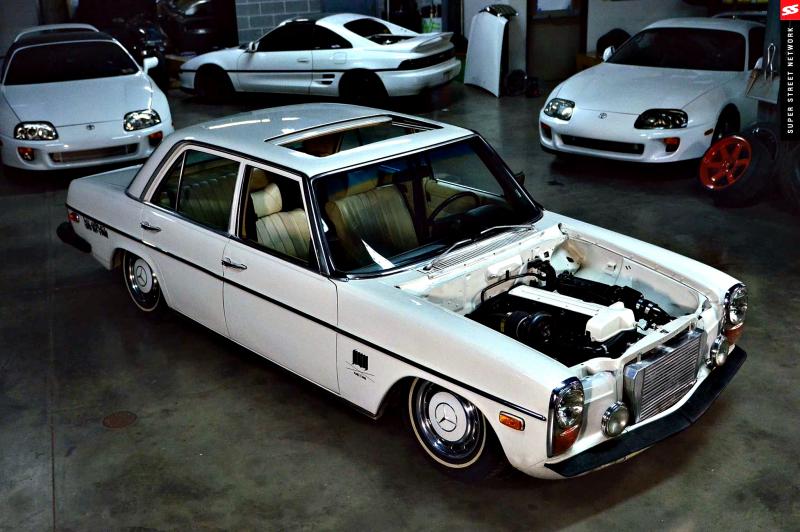 Klasik Mercedes’e 2JZ Toyota Supra Motorlu Japon Dopingi!