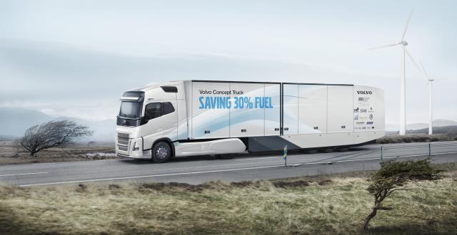 Volvo Trucks’ın Konsept Çekicisi, %30’dan Fazla Yakıt Tasarrufu Sunuyor