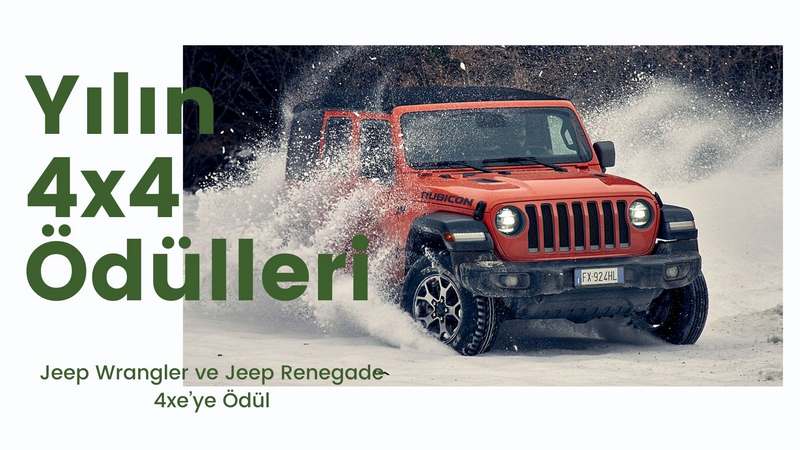 Jeep Wrangler ve Jeep Renegade 4xe’ye Ödül