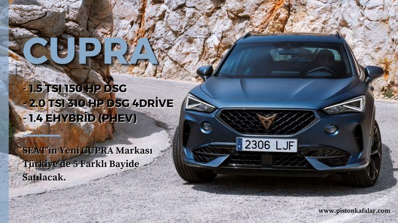 SEAT’ın Yeni CUPRA Markası Türkiye’de 5 Farklı Bayide Satılacak