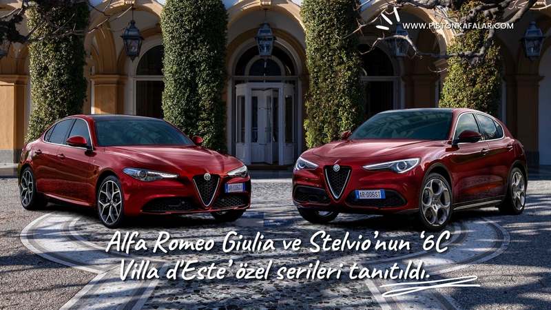Alfa Romeo Giulia ve Stelvio ‘6C Villa d’Este’ Özel Serileri Tanıtıldı