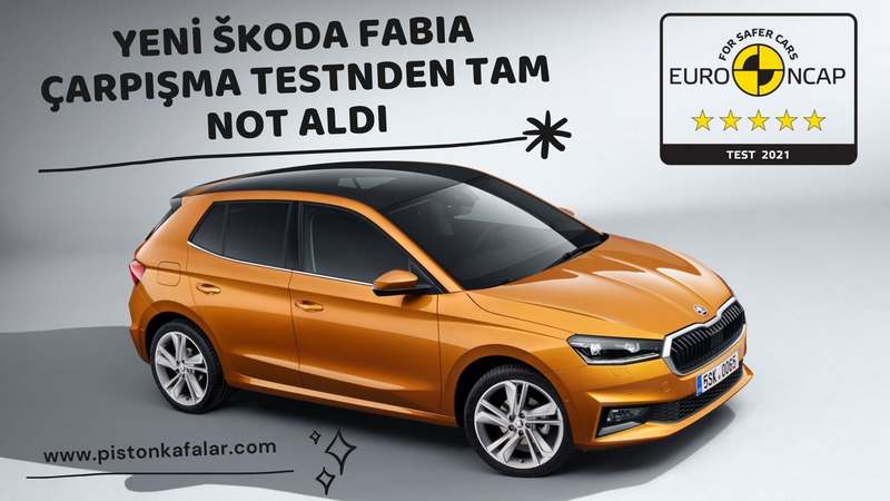 Yeni ŠKODA FABIA Çarpışma Testnden Tam Not Aldı