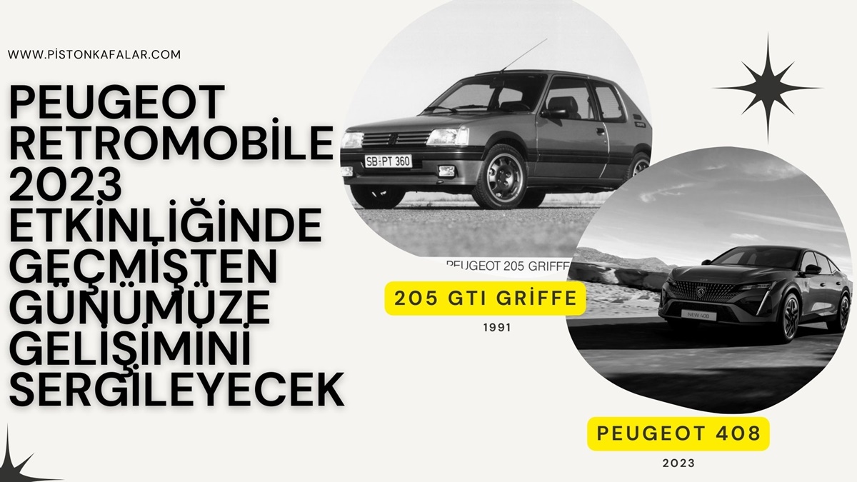 Peugeot Retromobile 2023 Etkinliğinde Geçmişten Günümüze Gelişimini Sergileyecek