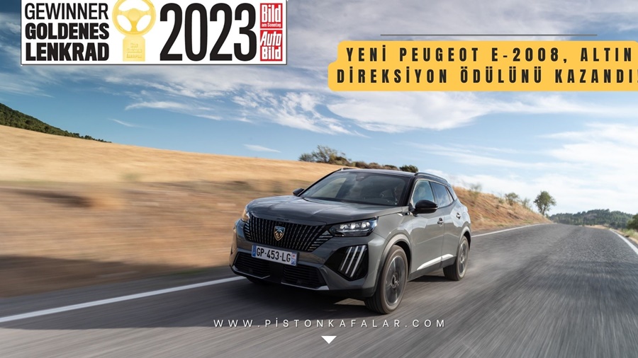 Altın Direksiyon Ödülü Peugeot E-2008’e !!