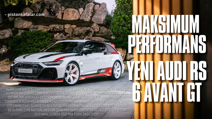 AUDI Yeni Audi RS 6 Avant GT İle Son Noktayı Koydu