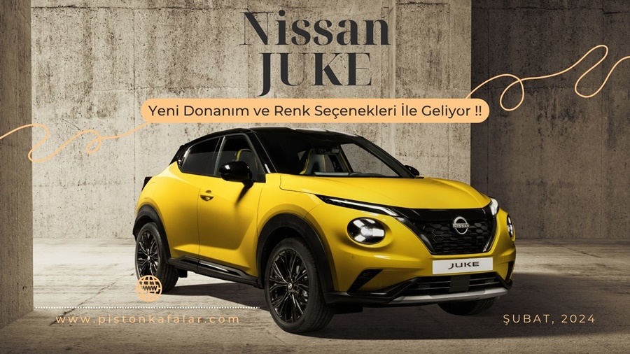 Nissan Juke’a Yeni Donanım ve Yeni Renk Seçeneği Eklendi