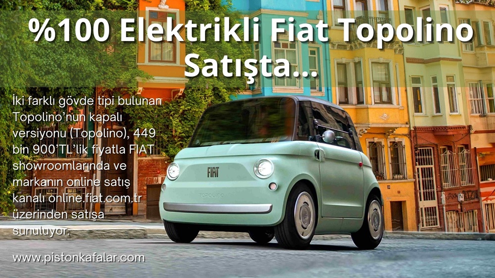 16 Yaş Üstü Kişilerin de Kullanabileceği Elektrikli Fiat Topolino Satışa Sunuldu
