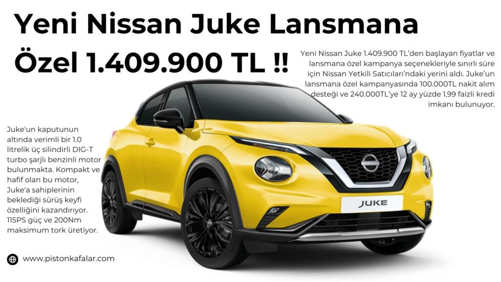 Yeni Nissan Juke Dikkan Çeken Sarı Rengi İle Türkiye’de