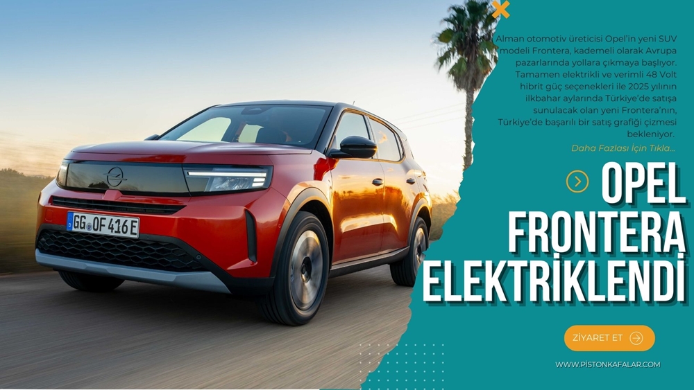 Elektrikli Opel Frontera İlkbaharda Yollarda Olacak!