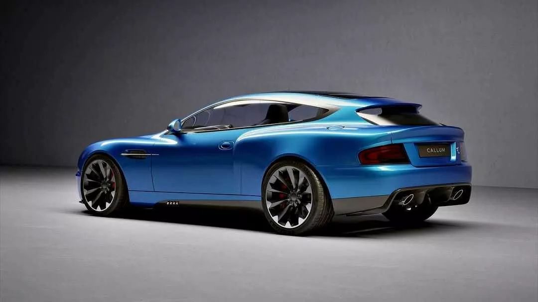 Panoramik cam tavanlı Aston Martin Shooting Brake
