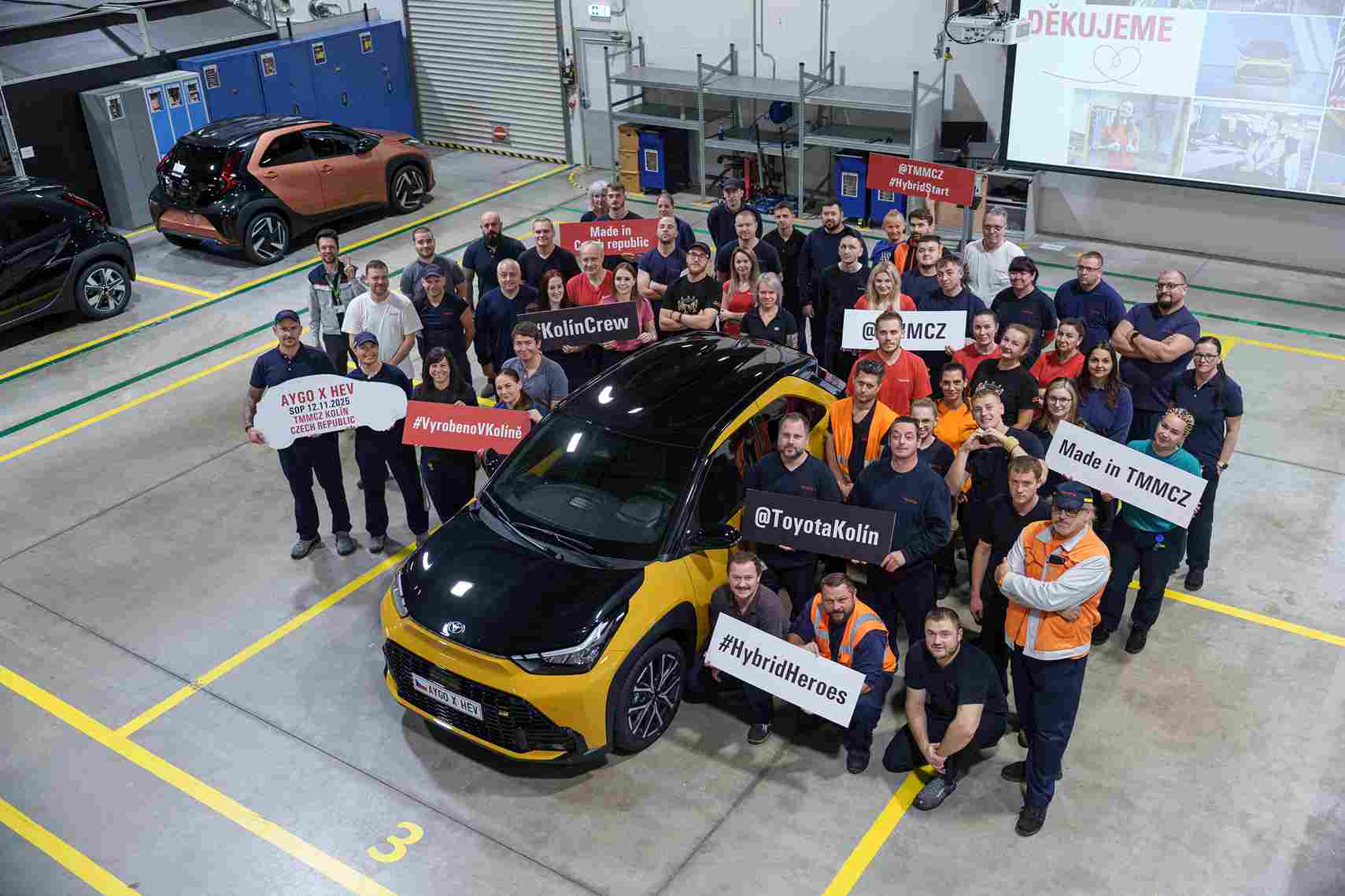 Toyota Motor Europe, Yeni Aygo X Hybrid’in Üretimine Başladı